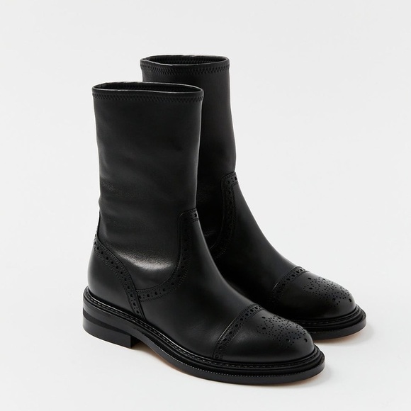 Loewe Black Boots with Logo - Picture 2 of 12